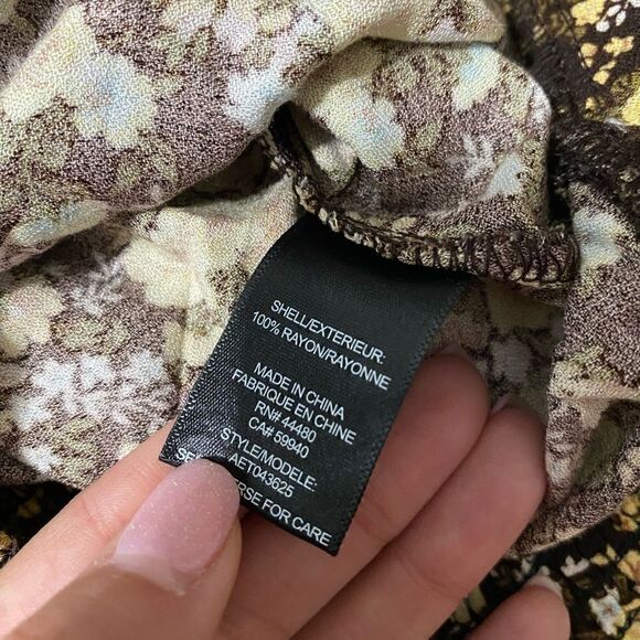 AFRM X Nordstrom Floral Blouse Small - Picture 6 of 8